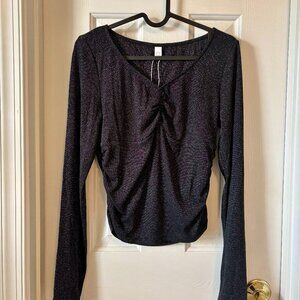 Shimmery Bodycon-Style Top and Skirt (M)